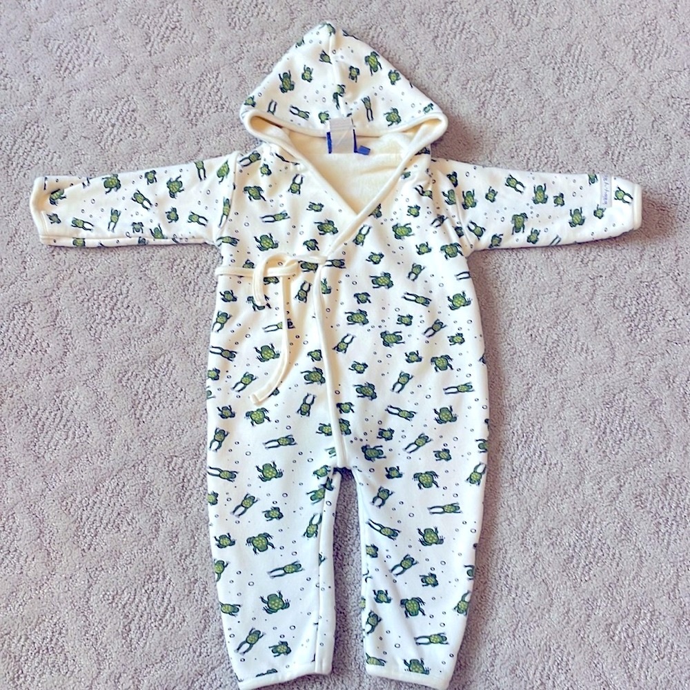 🐸 Vintage Frogs & Bubbles Bodysuit🫧